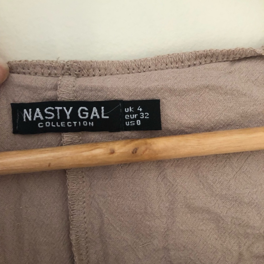 NastyGal Lace Up Dress - Picture 3 of 5